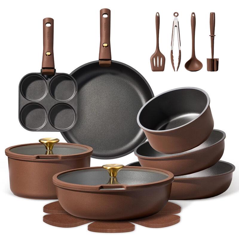 Zhishi 21-Piece Non-stick Ceramic Cookware Set