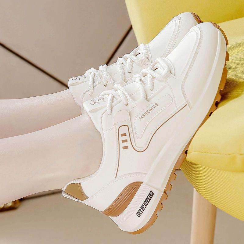 Forrest Gump sneakers women's 2025 new summer fashion versatile lightweight soft-soled white shoes student platform dad shoes