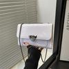 New retro chain bag casual popular solid color summer high-grade texture shoulder crossbody small square bag