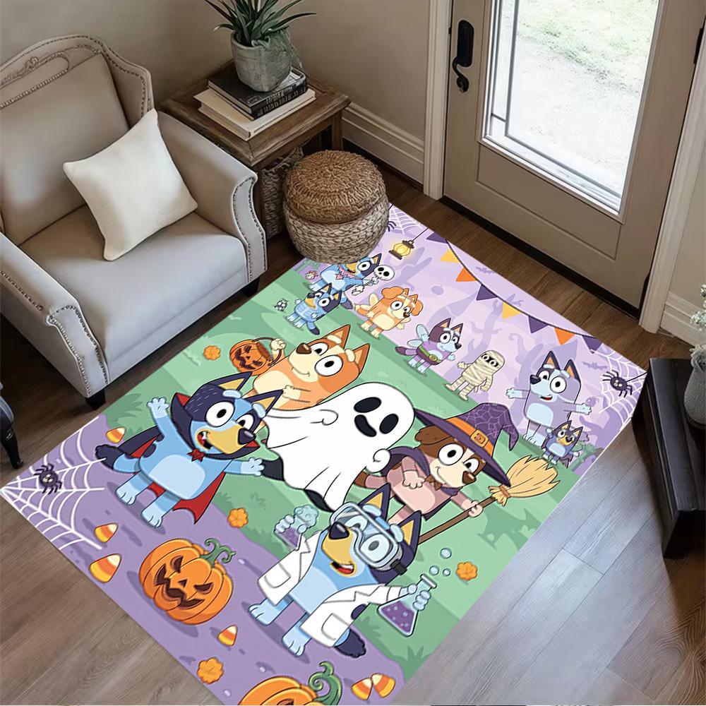 Diverse Dog Characters Floor Rug Office Rug Perfect for Decorate room Dormitory Living Rooms Foyer Anti-slip Rug Decorate Offices