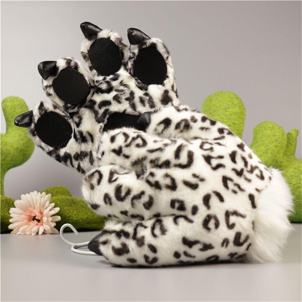 Leopard Giraffe Animal Paw Gloves Claw Hand Gloves Tiger Claw Gloves Creative   Birthday Gift