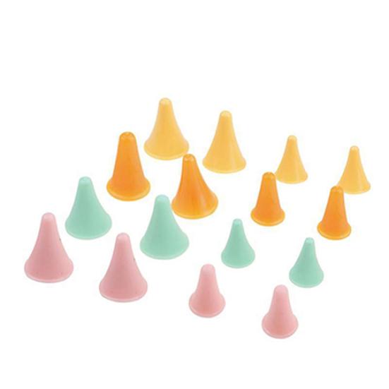16ks 2 velikosti Velké malé chrániče hrotů pletacích jehel pro Knit Craft Tool