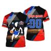 Outdoor Basketball Sports Men's T Shirt Personalization Name Print Short Sleeve Tee Fashion Breathable Clothing Summer Loose Top