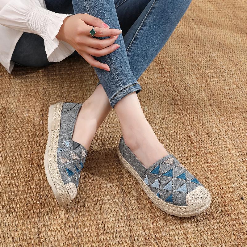 2025 summer new women's shoes one-pedal mother shoes soft sole non-slip comfortable versatile fashion fisherman casual shoes women