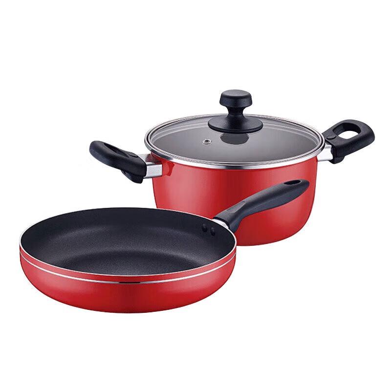 SUPOR China Red Classic Non-stick Cookware Set