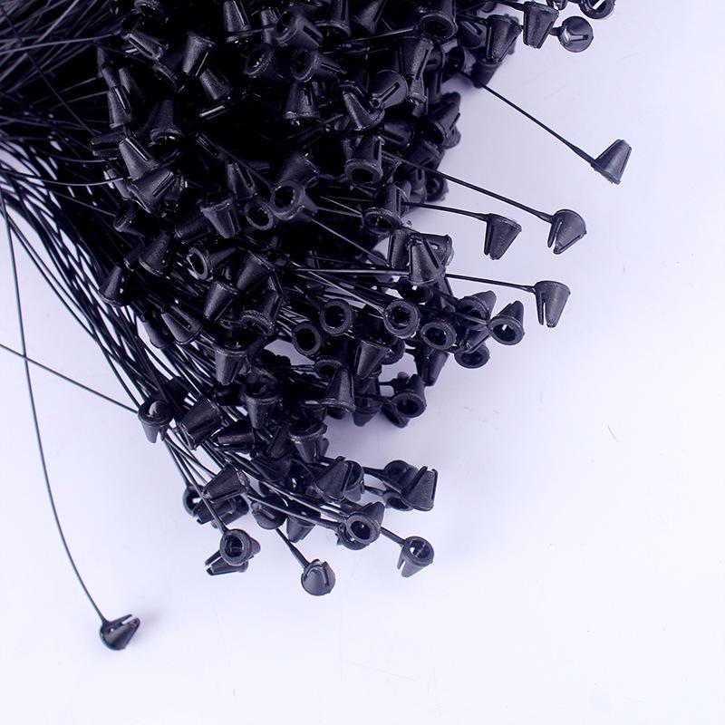 Transparent Plastic Snap Buckle Lanyard for Clothing Tags