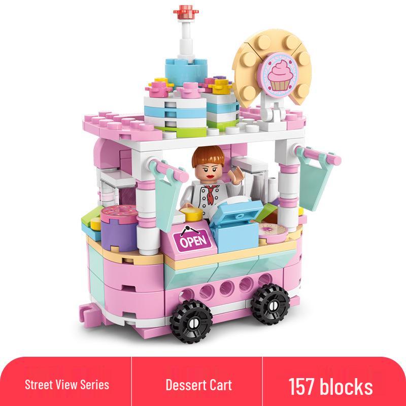 Lele Brothers Compatible Building Blocks: Educational Interlocking House Model for Kids