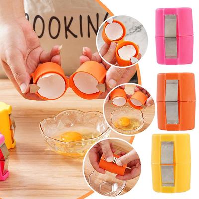 Ouvre-coquille d'œuf créatif Coupe-coquille antiadhésif Outils de cuisine à main Outils de pâtisserie Outils de cuisine Aide multifonctionnelle pratique