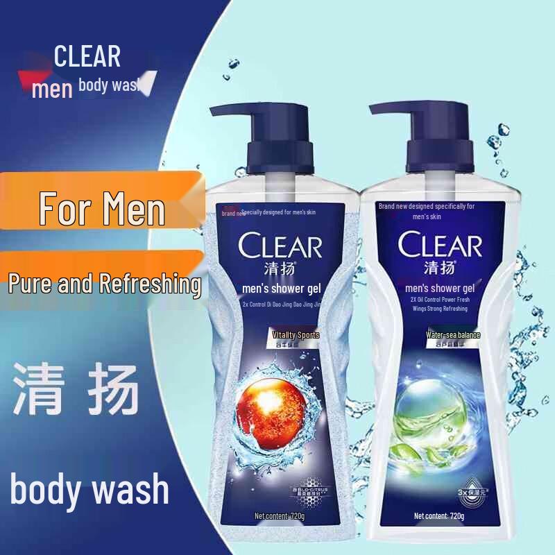 CLEAR Men s Cologne Scent Shower Gel Duo Pack