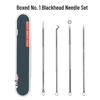 4-Piece Blackhead Remover & Acne Kit: Facial Beauty Tools with Pimple Popper Needle