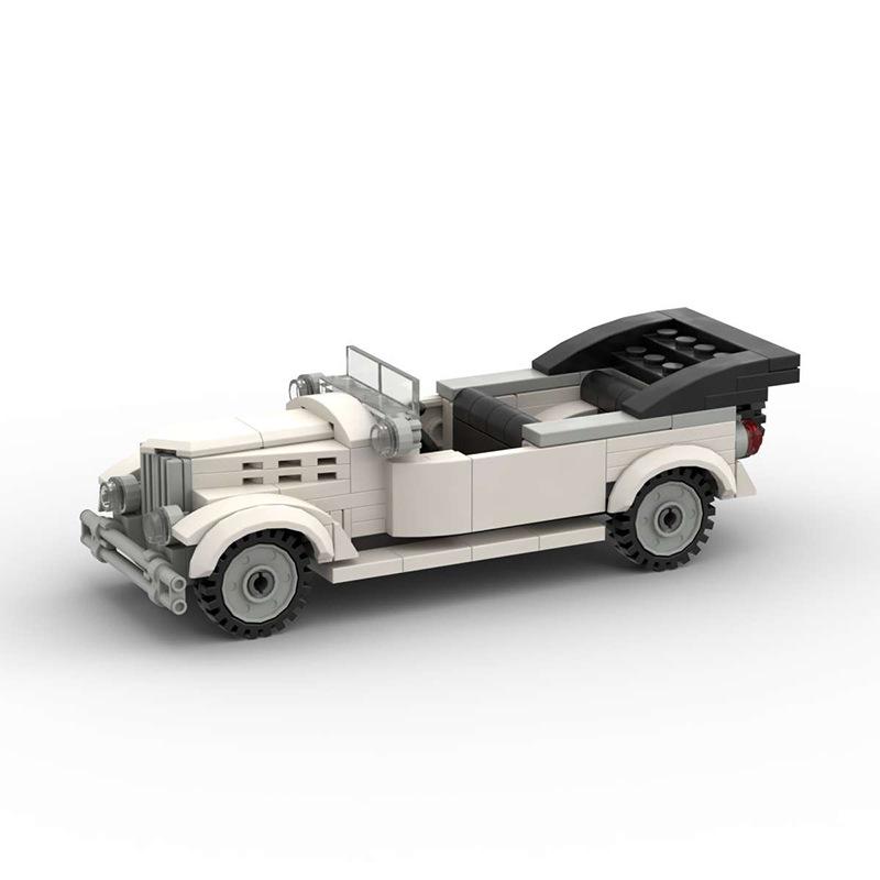 

LEGO-Compatible Convertible Classic Car Model Building Set - Speed 8-Stud Creative Ornament Car Blocks