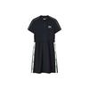 Logo-Print Sportmode Lässiges Polo-Kleid Damenkleider Legendär-Blau F11W138307F-NV