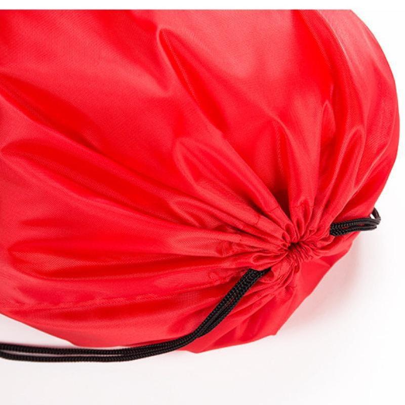 1PC Large Capacity Nylon Waterproof Drawstring Backpack Outdoor Sport Fitness Storage Bag Thick Rope Polyester Bag