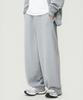 Beokeuldaun 500G Heavy Cotton Simple Wide Fit Balloon Sweatpants (Melange Grey)