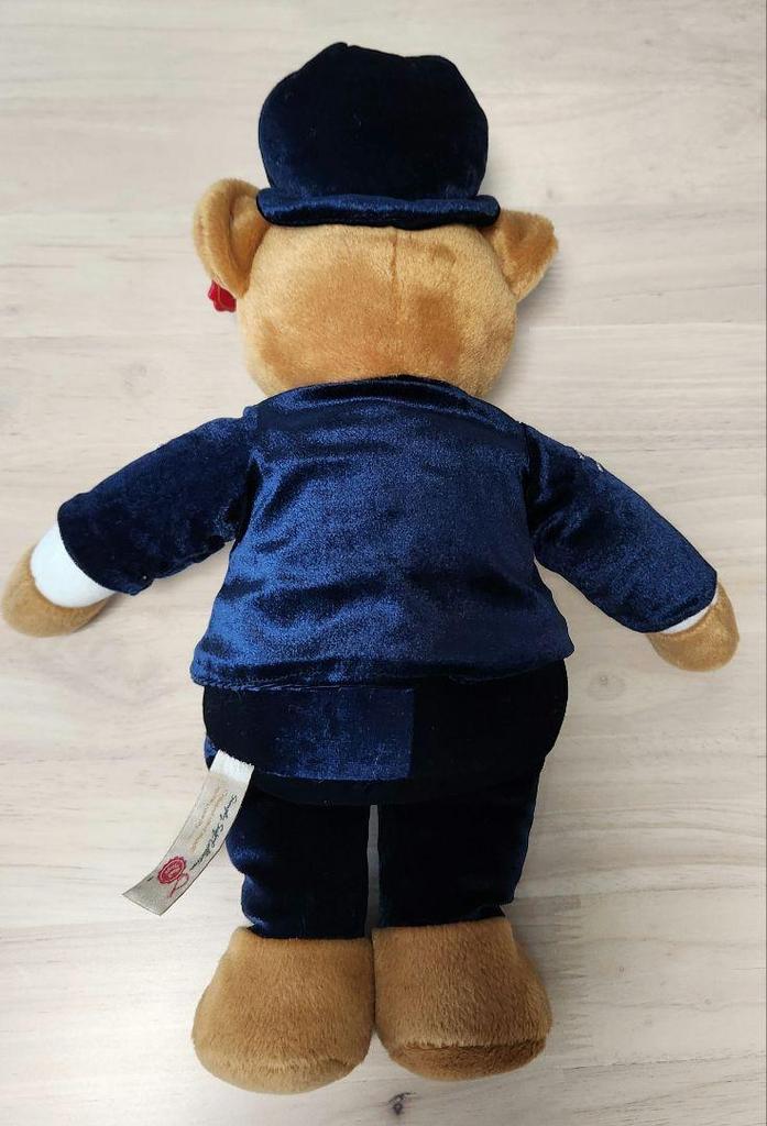 [USED] Teddy Bear Policeman with tag Keel Toys