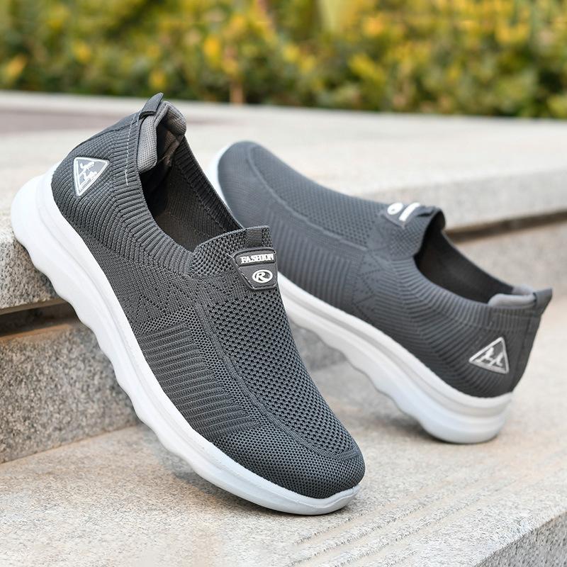 

МОДНЕ ВЗУТТЯ Чоловічі дихаючі спортивні кросівки Спортивне взуття для бігу Відкритий жіночий теніс Тренажер для тренажерного залу 45 сірий колір