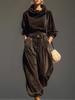 Women's Velvet Hooded Long Sleeve Casual Set with Foot-Cuff Pants (2026 New Fashion)