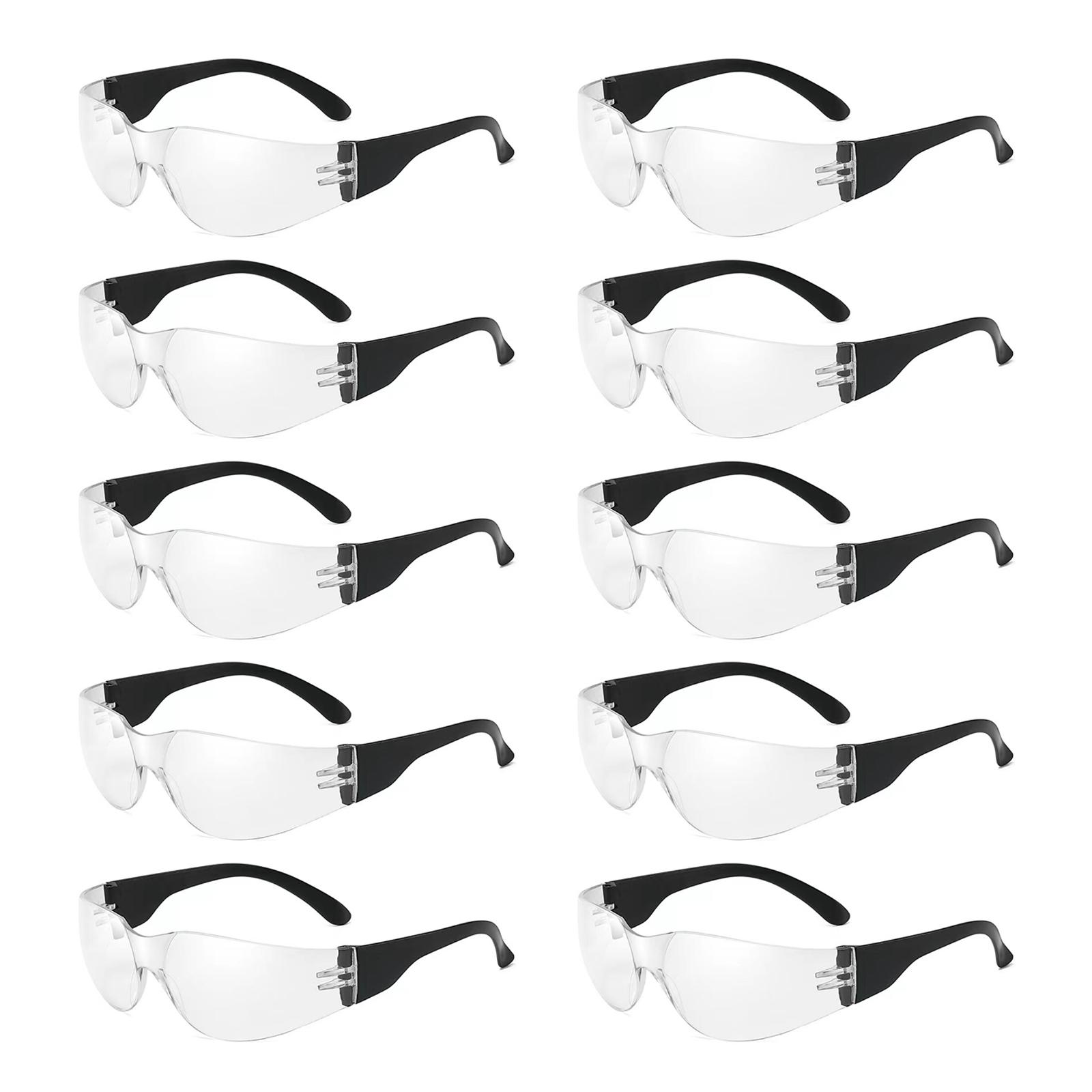 

10Pcs Kids Safety Goggles Windproof Protective Eyewear Childrens Safety Glasses for Outdoor Sports Science Lab Activity