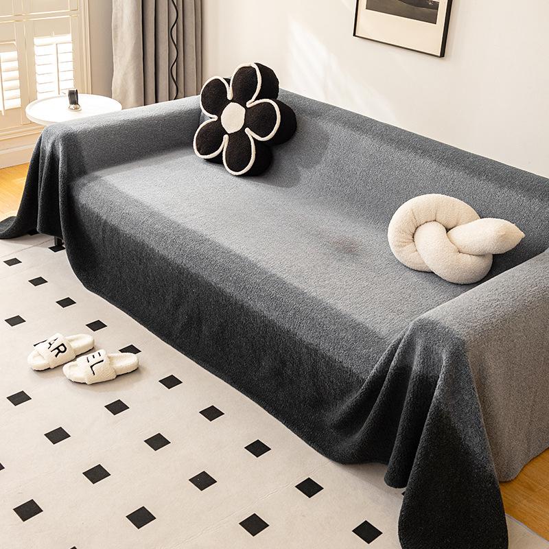 

Высококачественный чехол для дивана в скандинавском стиле, зимний плотный стильный чехол для дивана, универсальный универсальный чехол, домашнее одеяло для сна 180*130cm