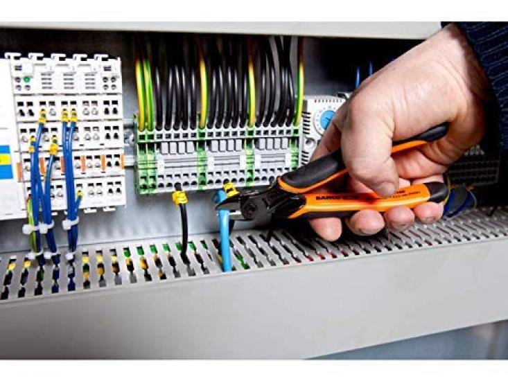 BAHCO Side Cutting Pliers with Insulated 1000V Soft and Hard Wire Handles, Heavy-Duty, Pliers, 2101S-160