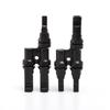 PV Connector T Type Parallel Connection Solar Panel System Waterproof Connector Branch Two Pieces Solar Cell Connect Plug