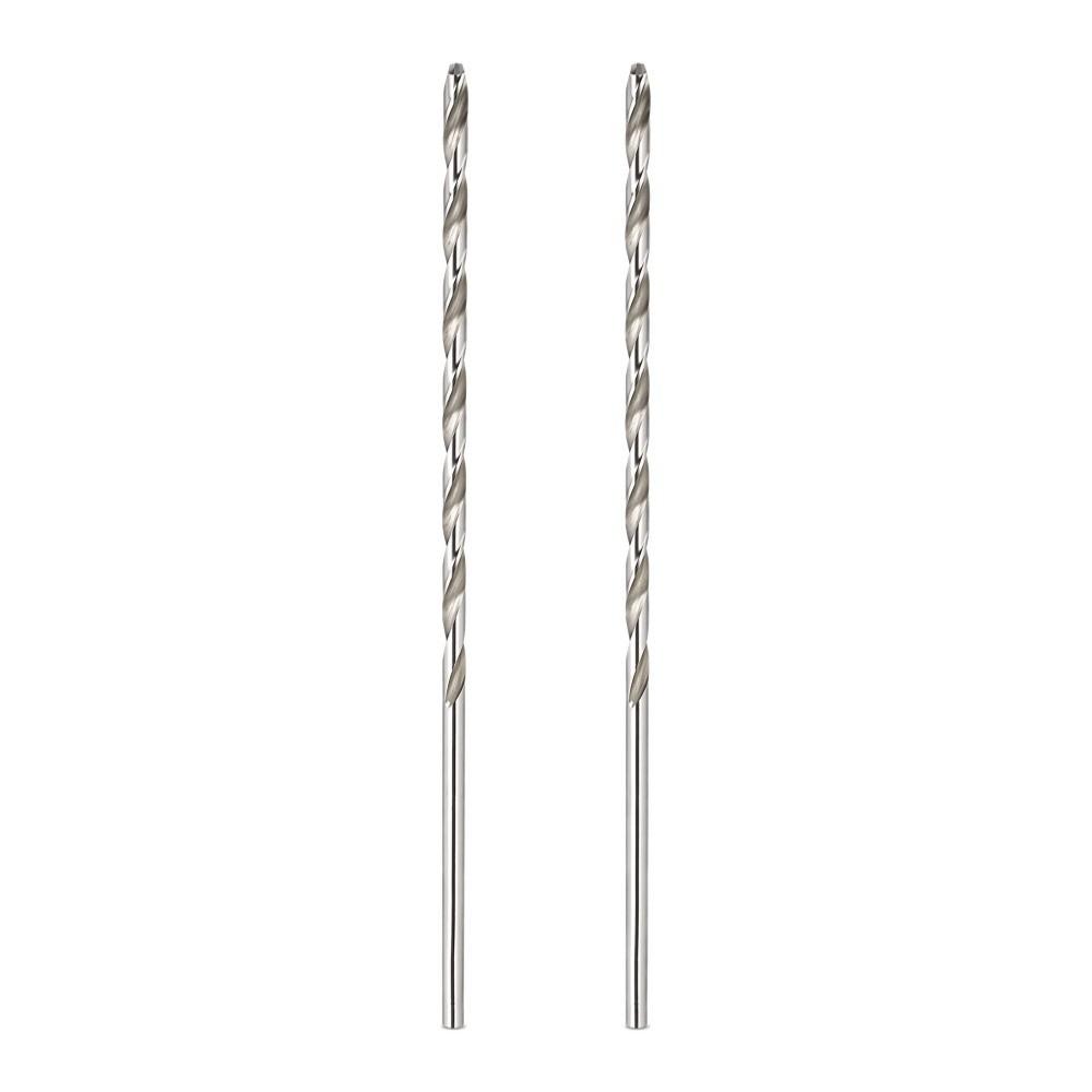 2 Stück HSS-Material Spiralbohrer 3 mm Durchmesser Extra Langer Bohrer Spiralbohrer Für die Holzbearbeitung