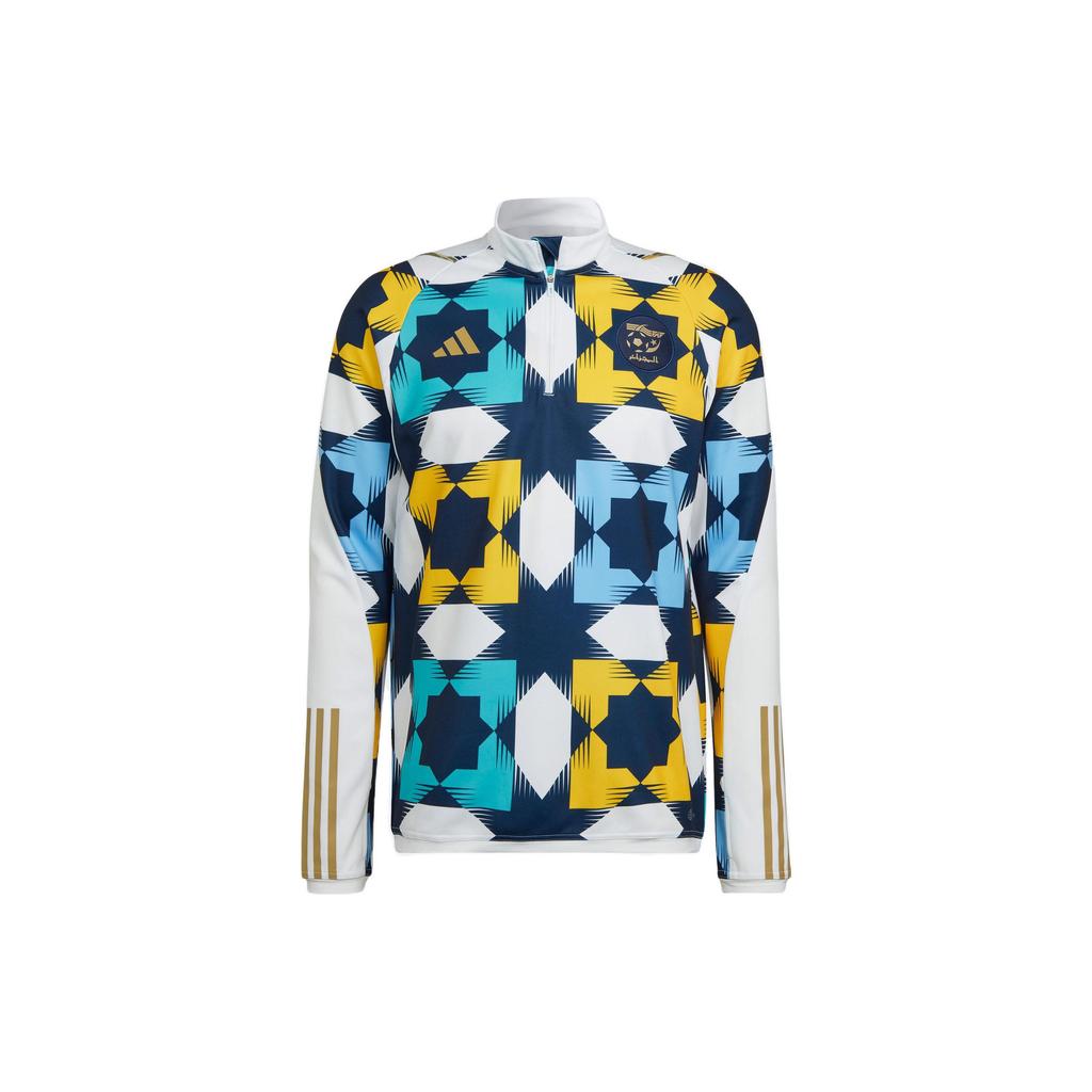 Adidas Algeria Team Long Sleeve Football Training Jersey Men Tops Multiple-Colors HF1461