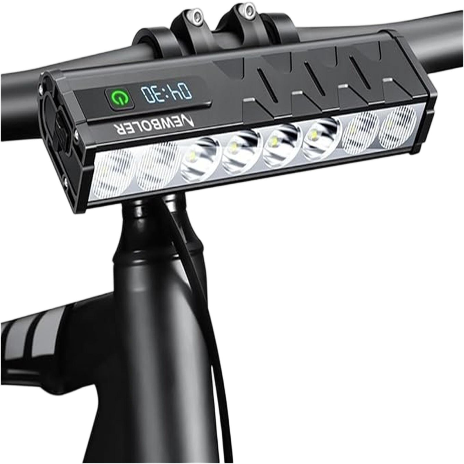 

Передний свет высокой яркости – Светодиодная фара для горного велосипеда, Снаряжение для велоспорта на открытом воздухе для безопасной ночной езды One Size