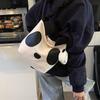 Panda Canvas Cute Single Shoulder Crossbody Bag Large Capacity Gift Backpack