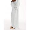 **2025 Summer Women's Solid Color Casual Loose Pants – European and American Style**