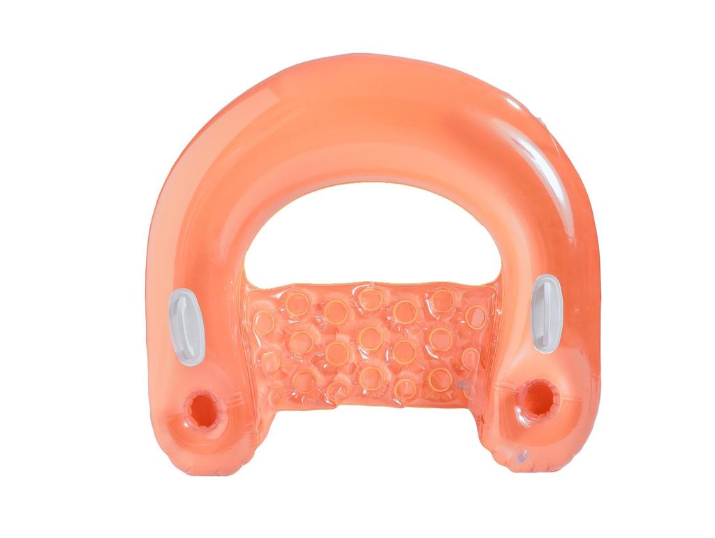 Inflatable Water Lounge Chair with Detachable Sunshade - U-shaped Raft for Adults, Thickened for Summer Floating Fun