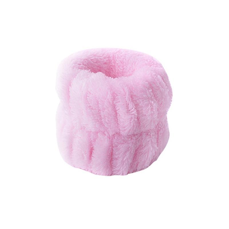 Spritzschutz-Handgelenksband zum Händewaschen, feuchtigkeitsbeständiges und schweißabsorbierendes Haarband zum Ärmelwaschen und Plüsch-Haarband für Sportlerinnen