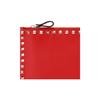 Valentino Studded Leather Large Clutch Women Clutch Red VW2P0269VSHJU5