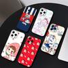 Fujiya Milky Peko-Chan Phone Case Black Silicone Soft Shell For IPhone 17 16 15 14 13 12 11 Air Pro Max Plus Hot Sale