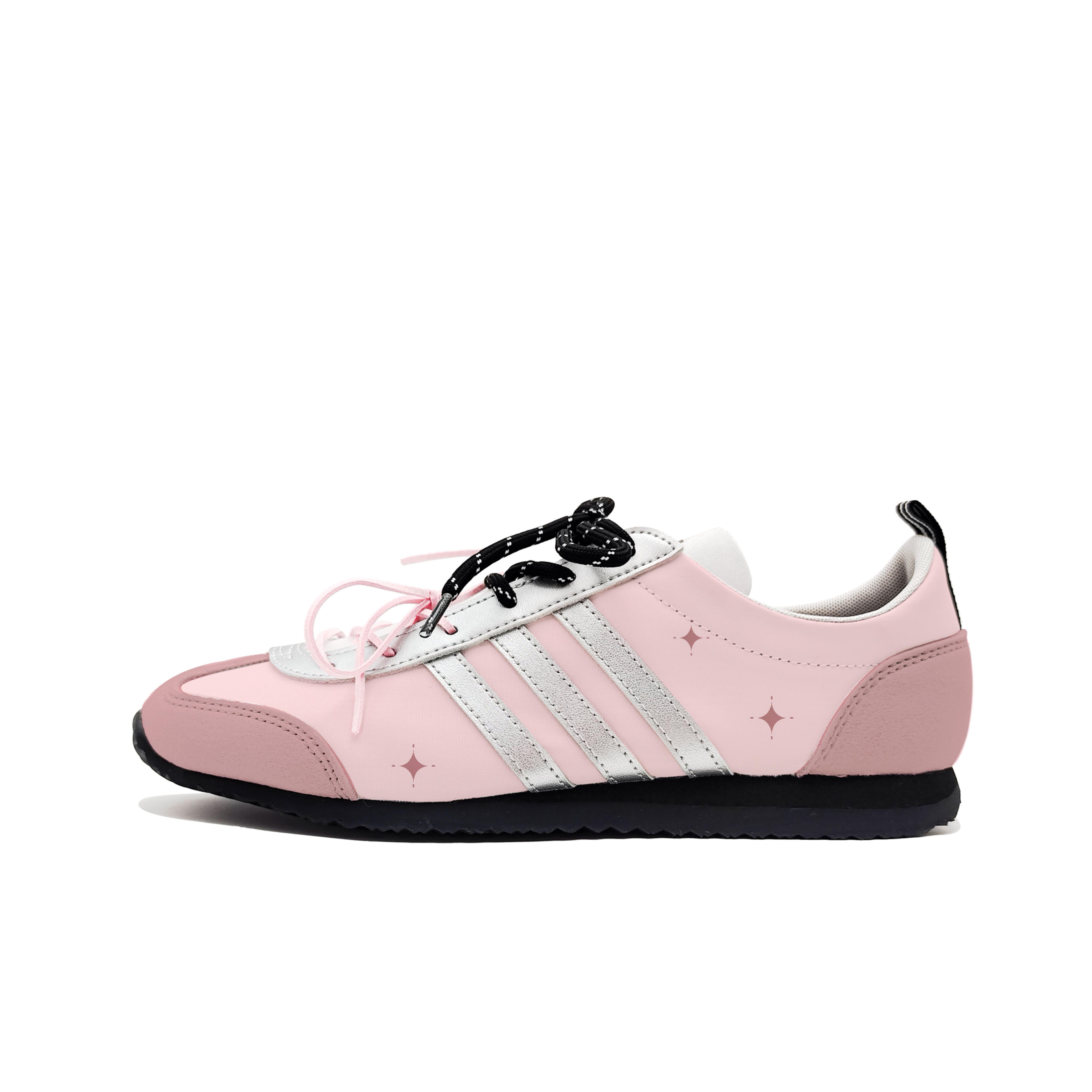 

Custom Adidas VS JOG 2.0 Spring Romantic Lightweight Low top German Army Trainers Unisex Dusty Pink JR4653(Team603-) 36