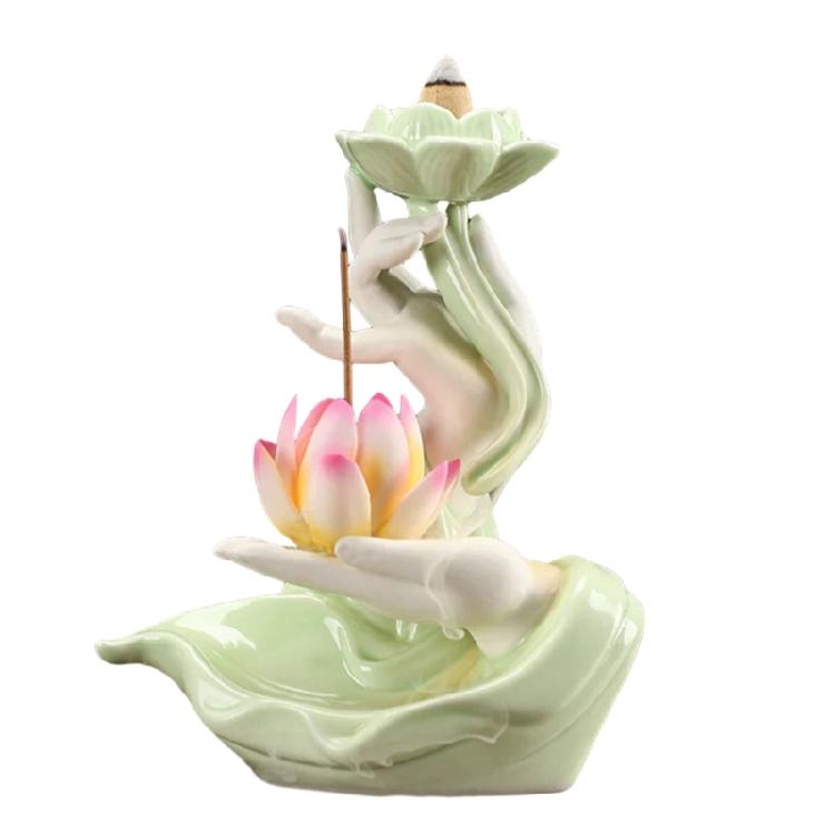 Decorative Ceramic Backflow Incenses Burners for Harmonious Setting Home Decor