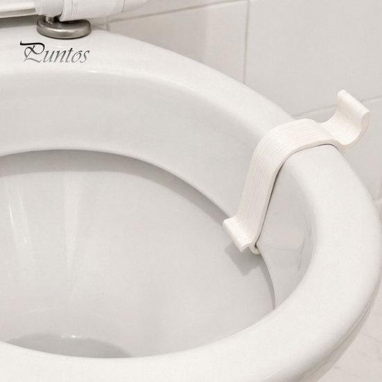 Easy Installation Toilet Hinge Seat Alignment Fixing Accessory, Bathroom Stabilizer Clip, 3D Printed One-Piece Tool-free Repair No Drill Click