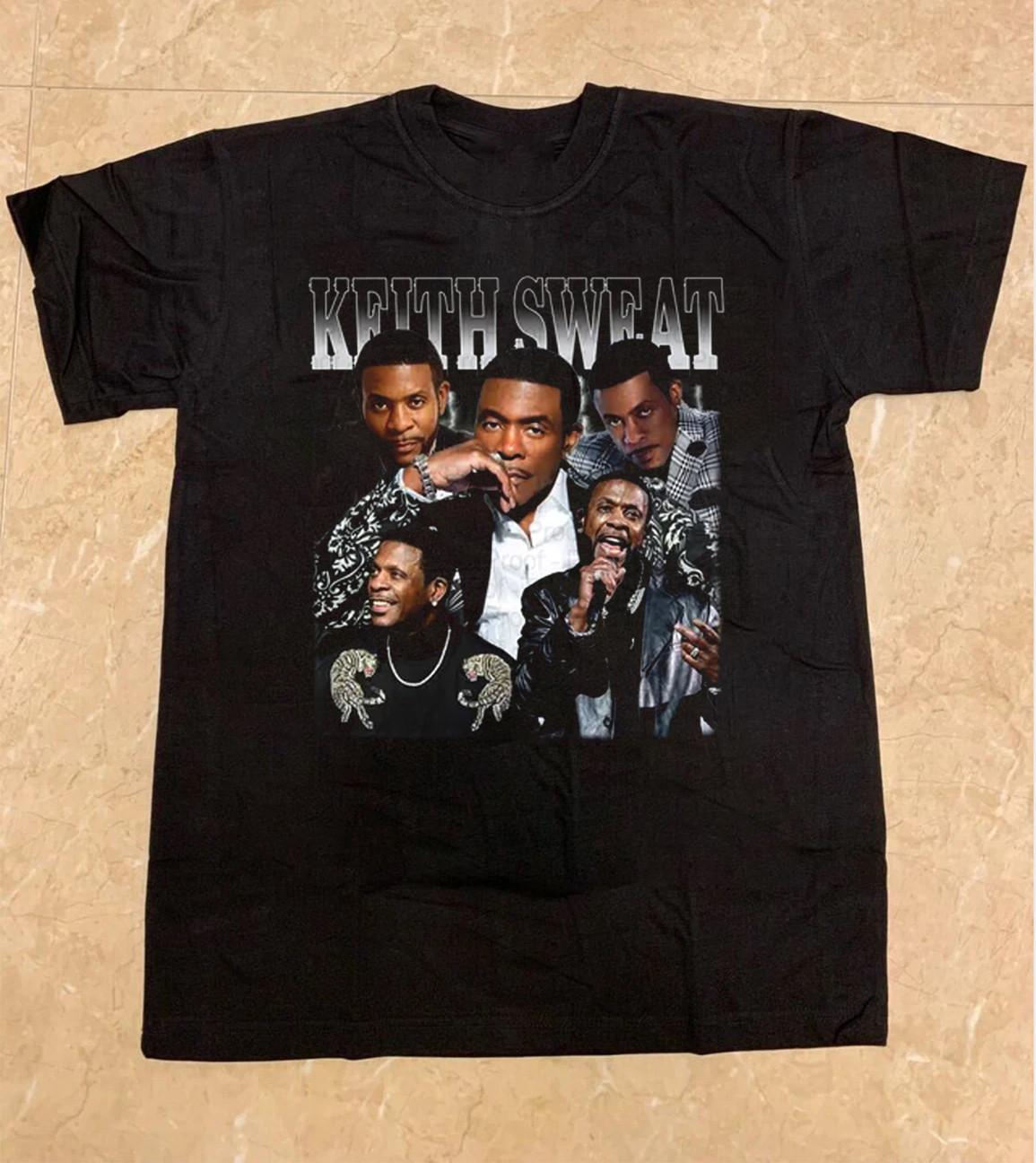 Keith Sweat Black Cotton Shirt All size S-5XL Unisex HT871 XXL