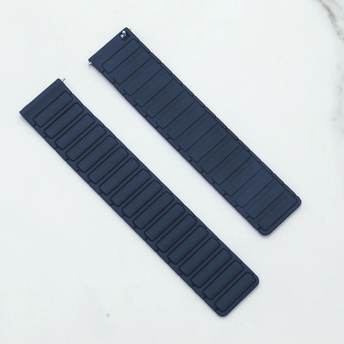 

Магнитный силиконовый ремешок для Xiaomi Watch S4 S3 S2 S1/Pro/Active спортивный ремешок Correa для Xiaomi Watch 2 Pro Color 2 22 мм браслет MiS1-1Pro-S1Active полуночно-синий