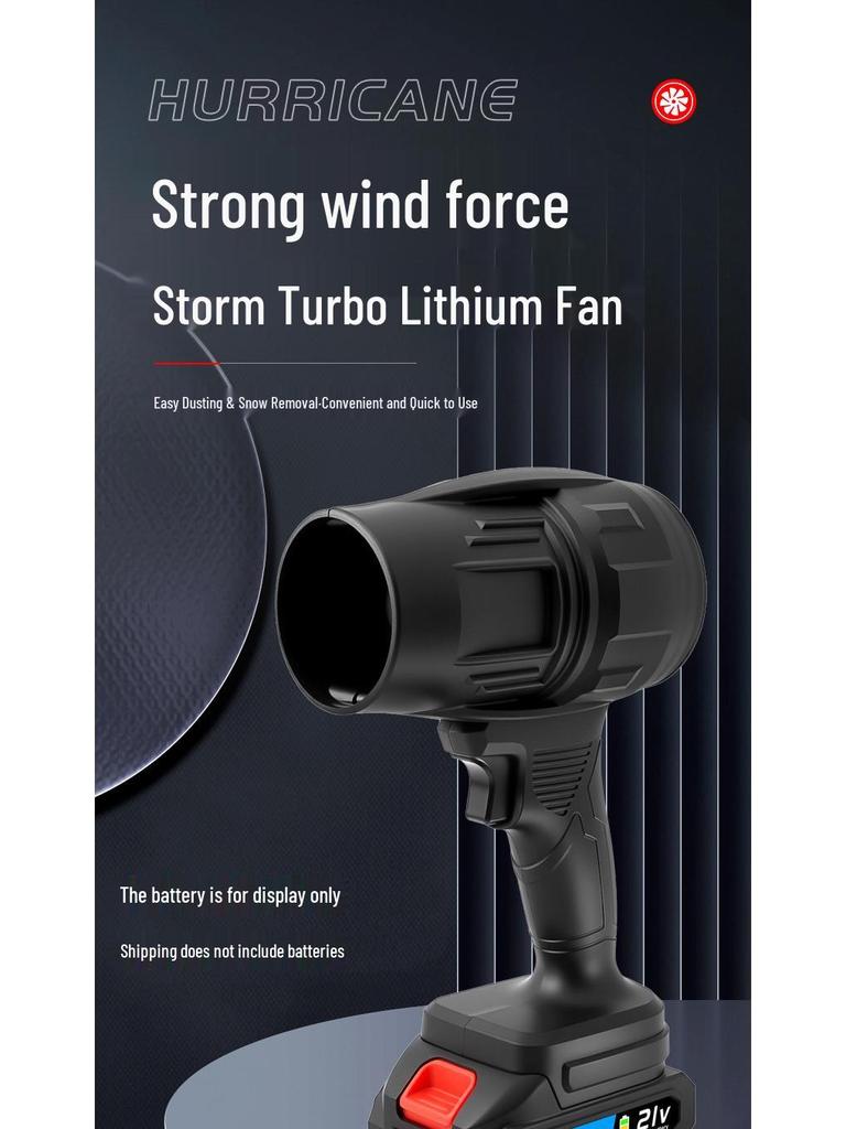 Powerful Lithium Battery Blower Fan Adapter for Dust Removal