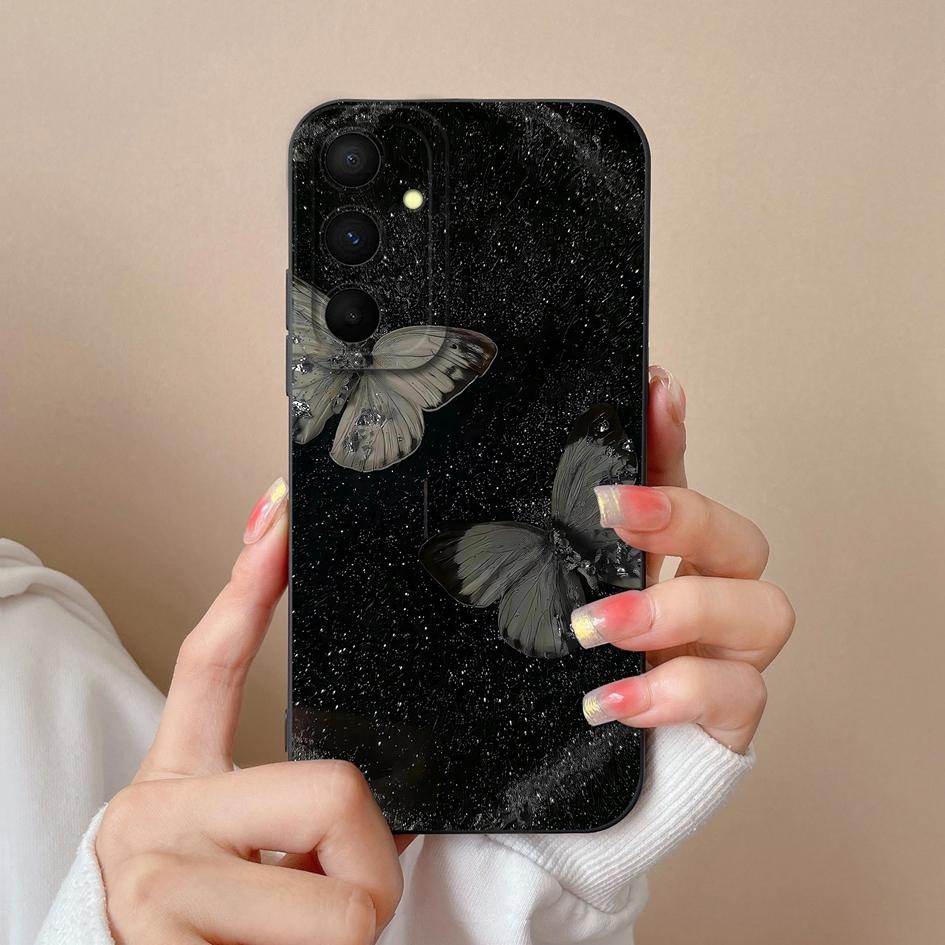Hülle für Samsung Galaxy A55 S22 S23 M34 A05 A15 C55 F15 S24 Handyhülle Niedliche Kaninchen-Cartoon-Muster Schale Flüssigsilikon Anti-Drop-Stoßfänger für Samsung