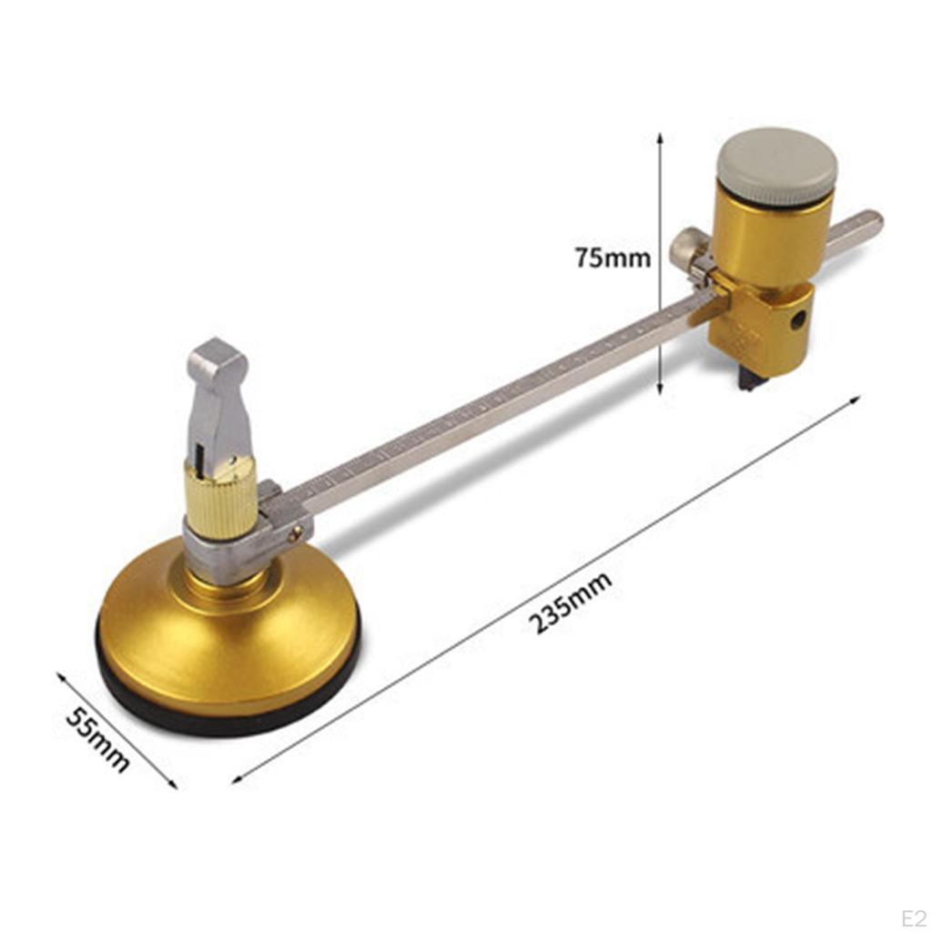 Circular Glass Cutter Cutting Tool 400mm Circle Diameter with Suction Cup Compasses Type for