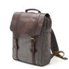Men Canvas Vintage Backpack for School Bag Leather Backpack Women Rucksack Male Knapsack Bagpack Mochilas Feminina