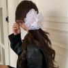 Multilayer Large Lace Hair Tie Sweet Exaggerated Hair Ring Fashion Plaid Scrunchies  Daily
