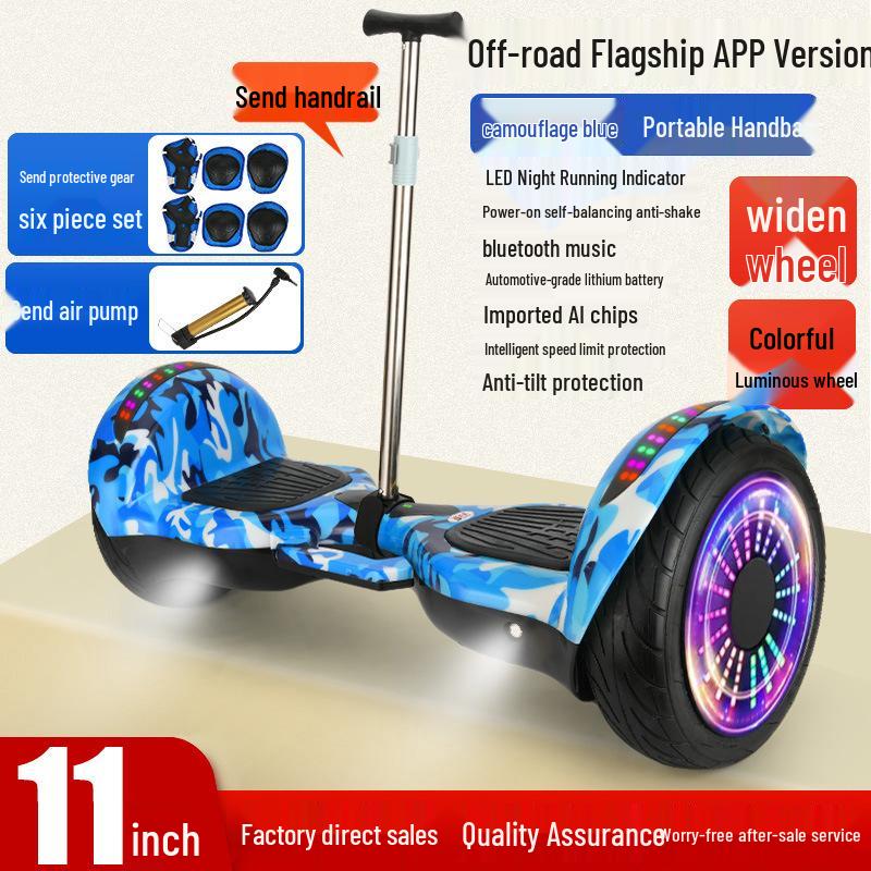 7-Inch Children's & Adults' Bluetooth Balance Scooter - Fast Electric Two-Wheeler