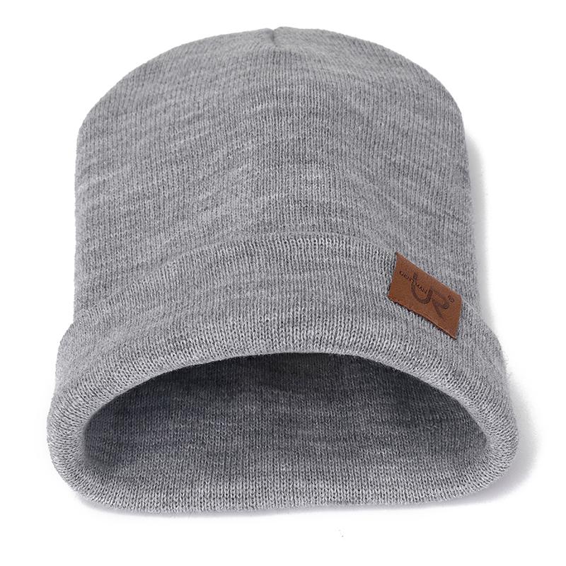 1 Pcs Unisex Beanie Hat Casual Beanie For Men & Women Warm Soft Knitted Hat Stylish Plain Daily Winter Hat