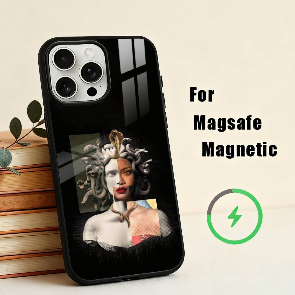 Medusa Greek Mythology Look At Me  Phone Case For iPhone 17,16,15,14,13,12,Plus,Pro,Max for Magsafe Magnetic Wireless Charging