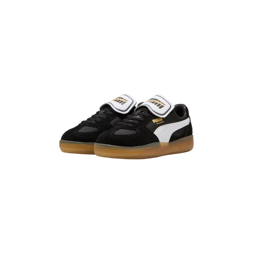Puma Palermo Moda Comfortable Versatile Low-Top Casual Shoes Women sneaker Black White 401679-04
