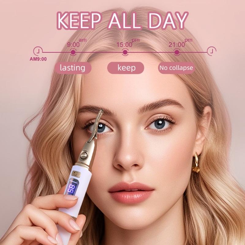 Concentrated eyelashes Styling Tool With Ergonomic Design And Temperature Control For Safe Usage