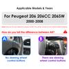 OSSURET Peugeot 206 206CC 206SW 2000 -2008 için Akıllı 7862 Android Araba Radyo Çalar Araba Stereo Multimedya Ses Kablosuz Carplay 7 inç ana ünite